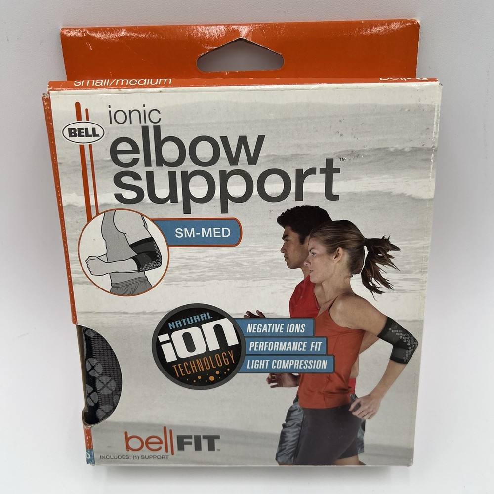 2 Bell Ionic Elbow Support Negative Ions Performance Fit and Fits Small-Medium