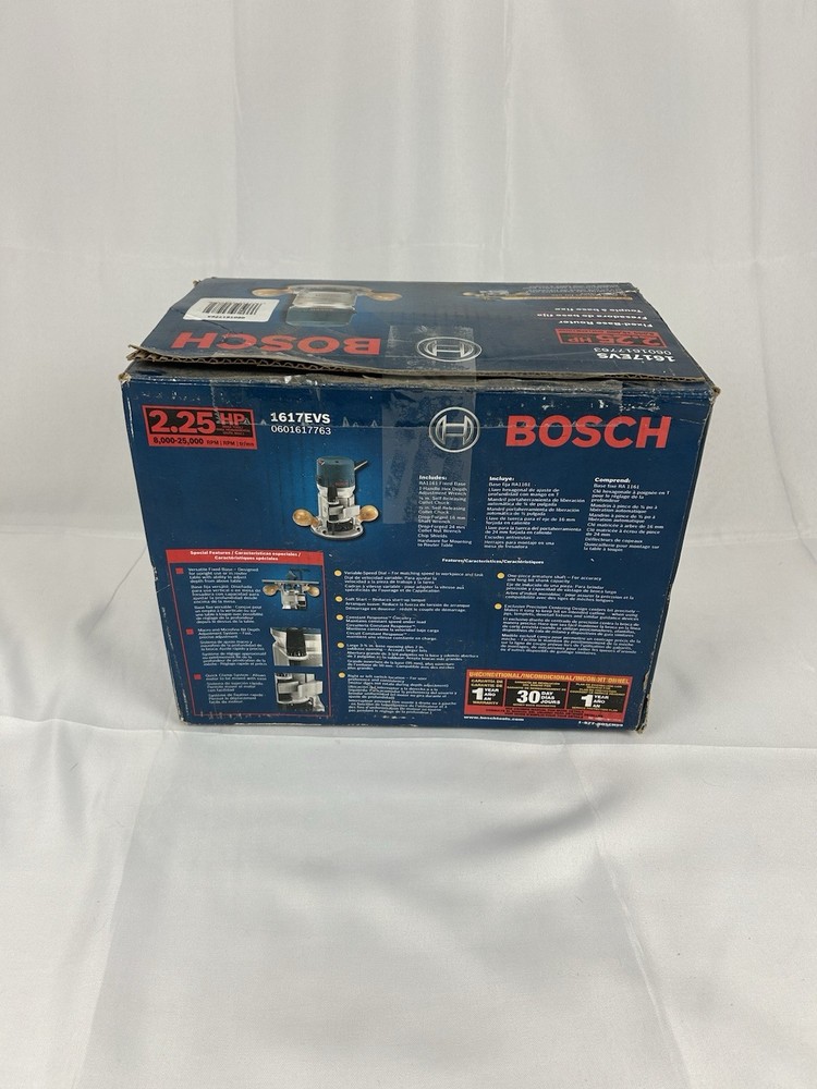 Bosch 1617EVS 2.25 HP Electronic Fixed Base Router