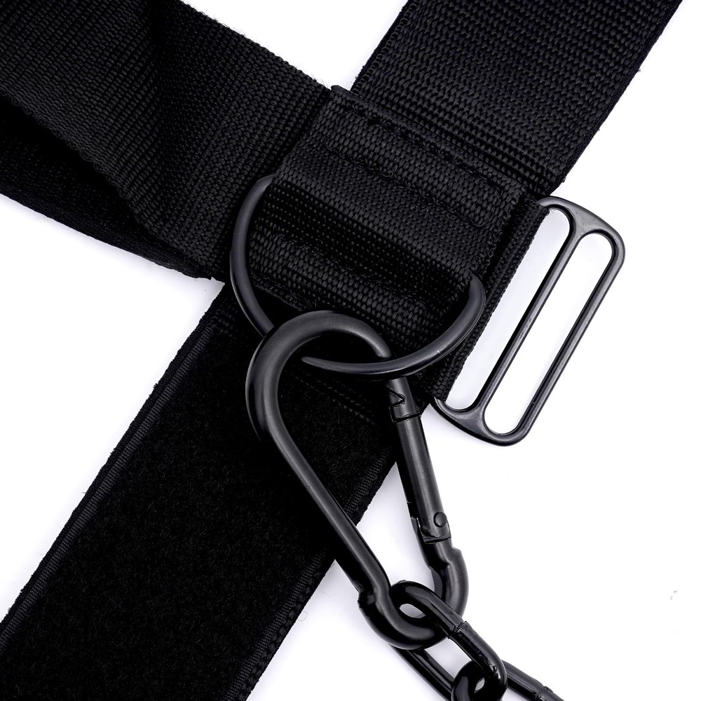 Neck Harness for Increases Core Strength - One Size, Black