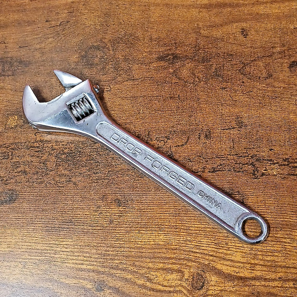 Drop Forged Industrial 10" Adjustable Wrench