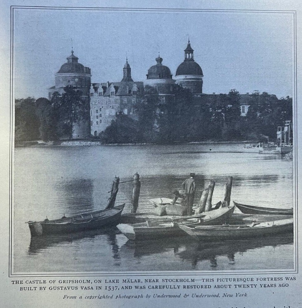 1915 Scandanavia Norway Sweden Denmark Stockholm Upsala Bergen Copenhagen