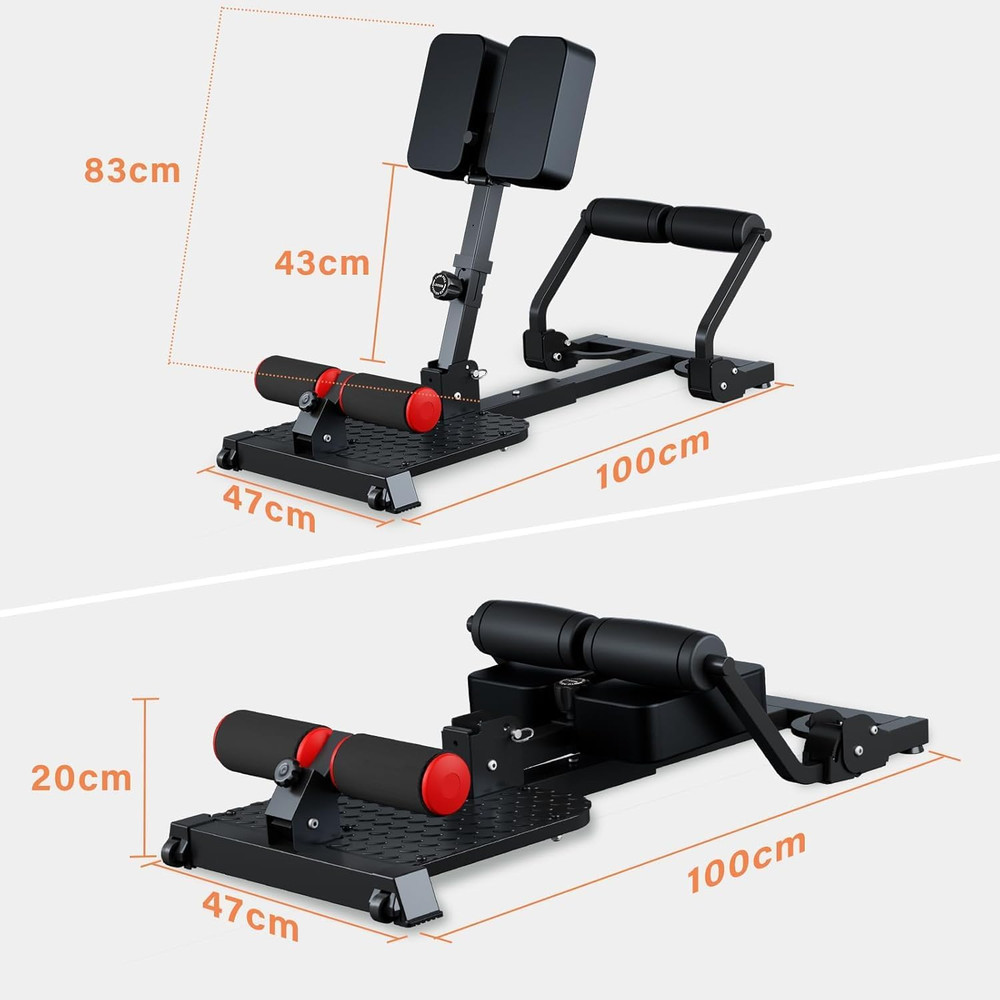 Squat Machine, Sissy Squat Machine Home for Deep Sissy Squats, Ab Workout Equipm