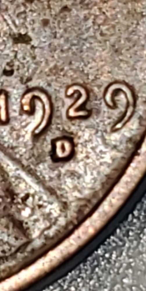 1929 D Wheat Penny Error RPM