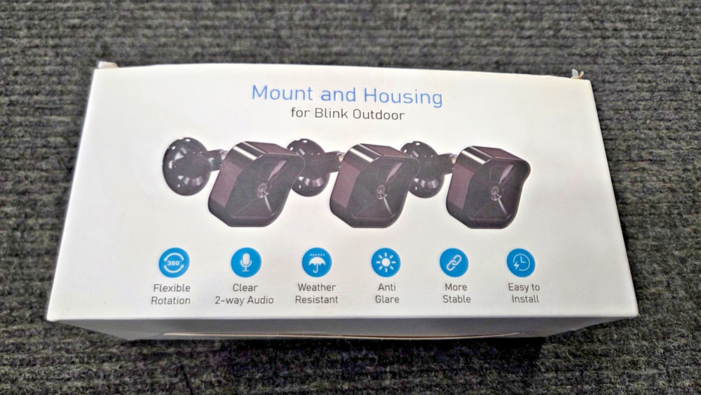 3-Pack OEM Blink Outdoor  Smart Security Camera Mounts Adjustable Black
