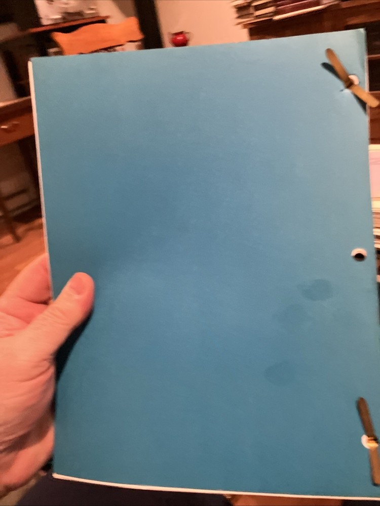 3RD ROCK FROM THE SUN / Bob Berlinger 1996 TV Script, "Same Old Song And Dick”