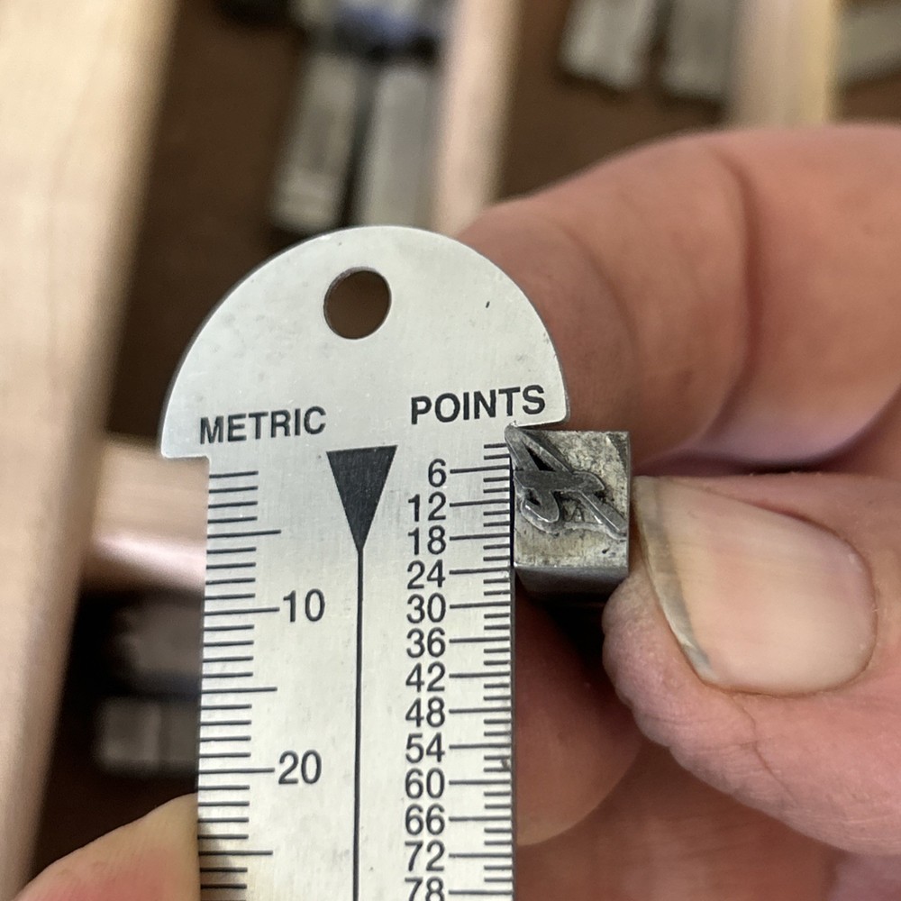 Letterpress Printer Type 24 Pt Font Print Type