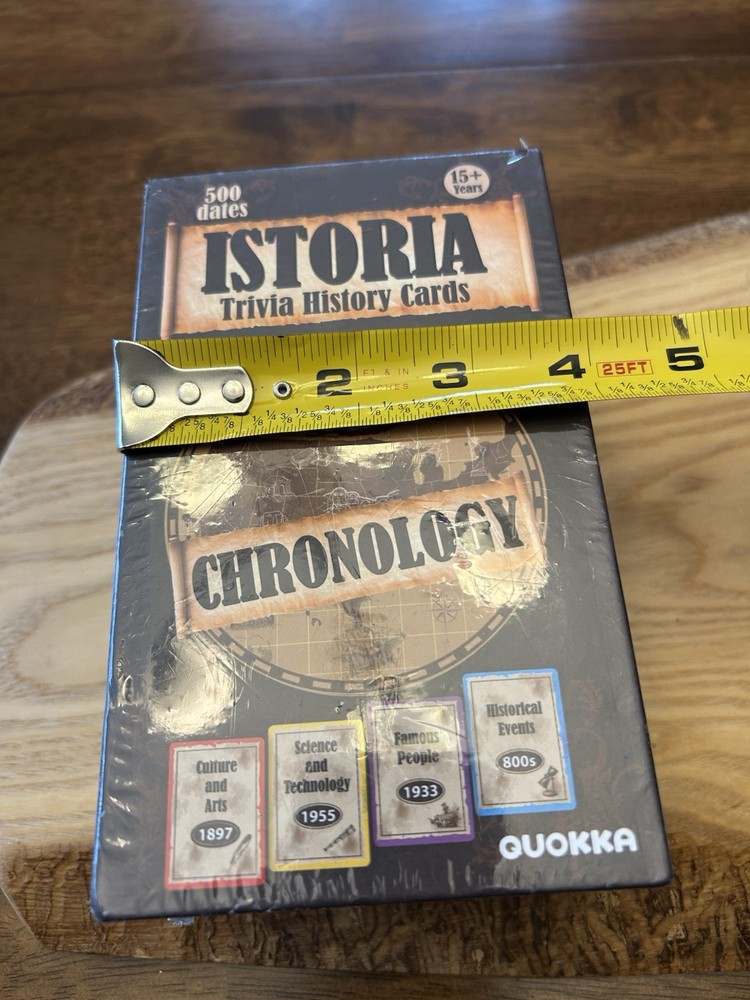 ISTORIA Trivia History Cards. New Sealed.