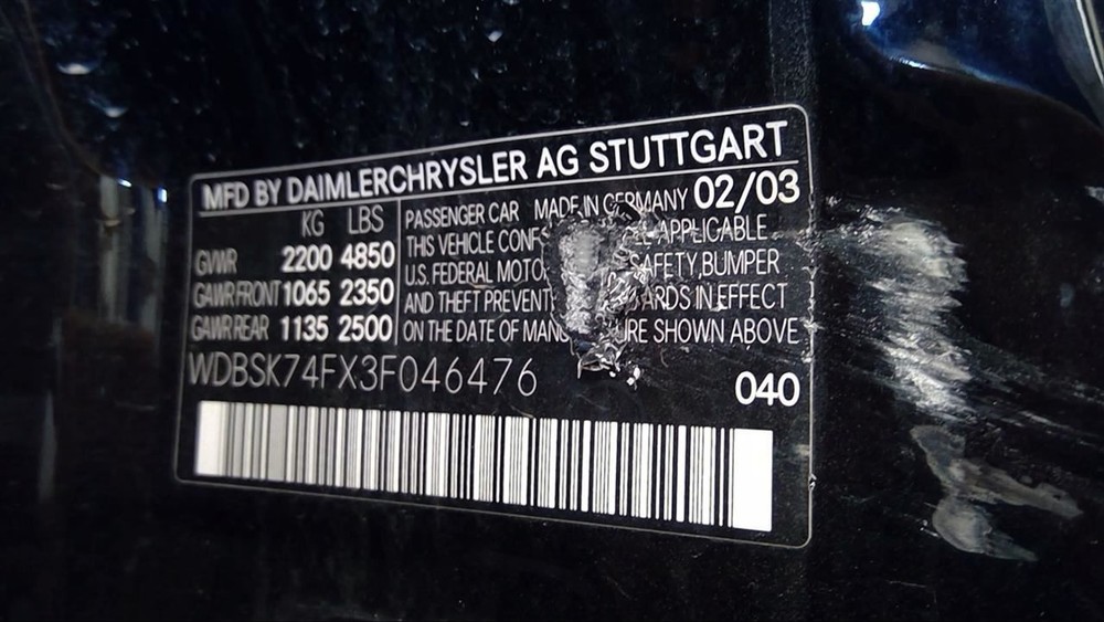 SL55 2003 Speaker 9555455