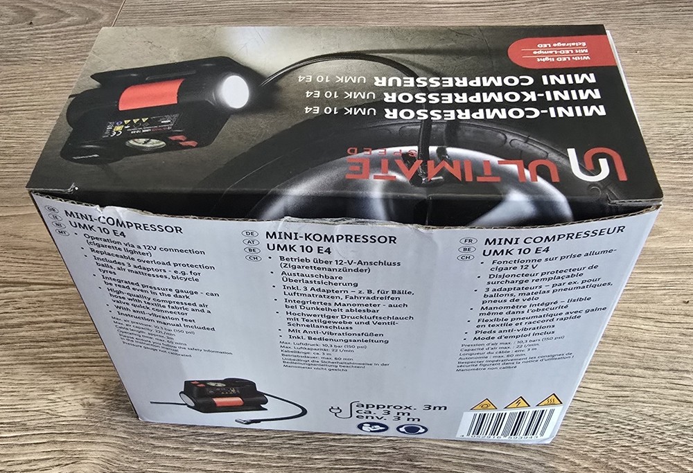 Ultimate Speed Mini Compressor UMK 10 E4 New Boxed
