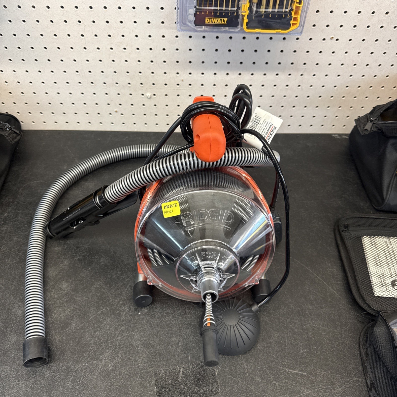 RIDGID PowerClear Drain Cleaning Machine - Red/Black