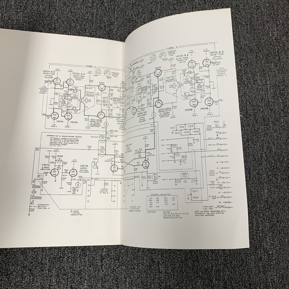 HP 162A ~ Dual Trace Amplifier ~ Operating & Servicing Manual