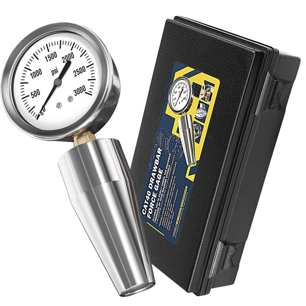 Spindle Drawbar Force Gauge Tester Checker Tool ForCAT 40 Machine Bt 40 0-3000PS