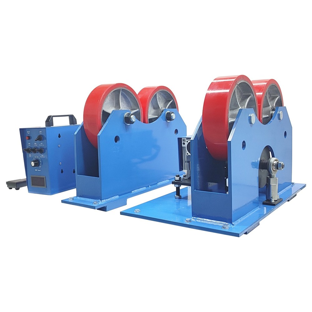 2000kg/4400lbs Loading Welding Rolls Split Type Welding Positioner 1.9-39.3inch