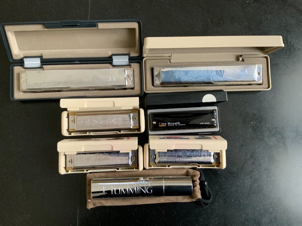 Harmonica set 9 Suzuki and Hohner (New)