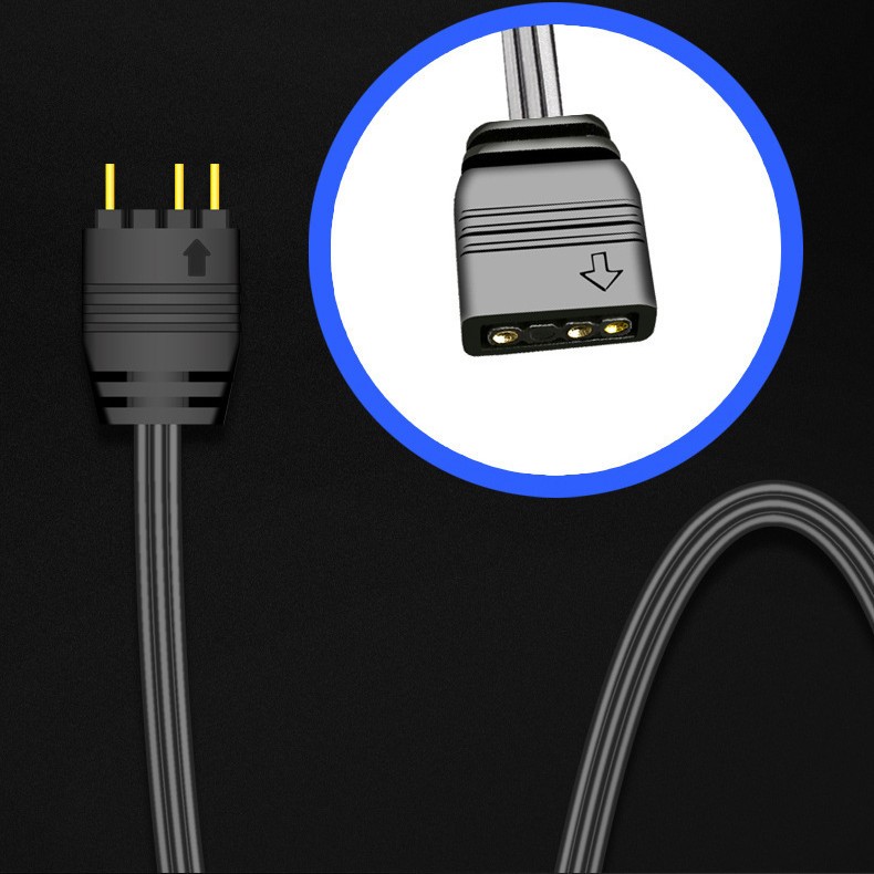 AR-1 RGB Controller Cable 5V 3 Pin to SATA AURA ARGB Mini Control Controller H