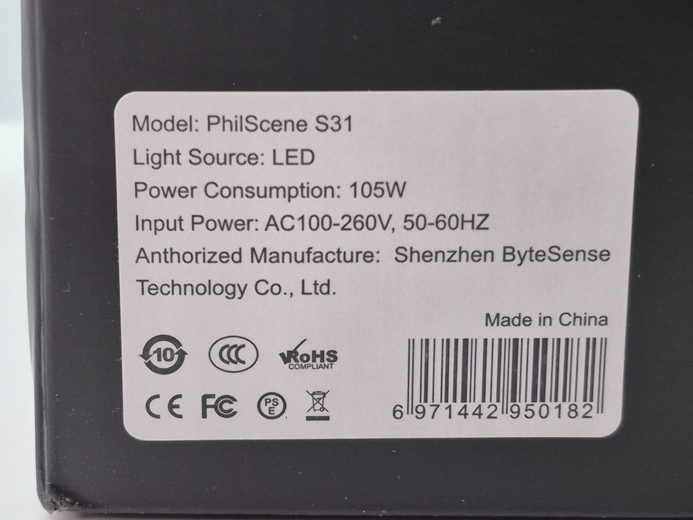 Xidu PhilScene S31 4K Projector New Open Box