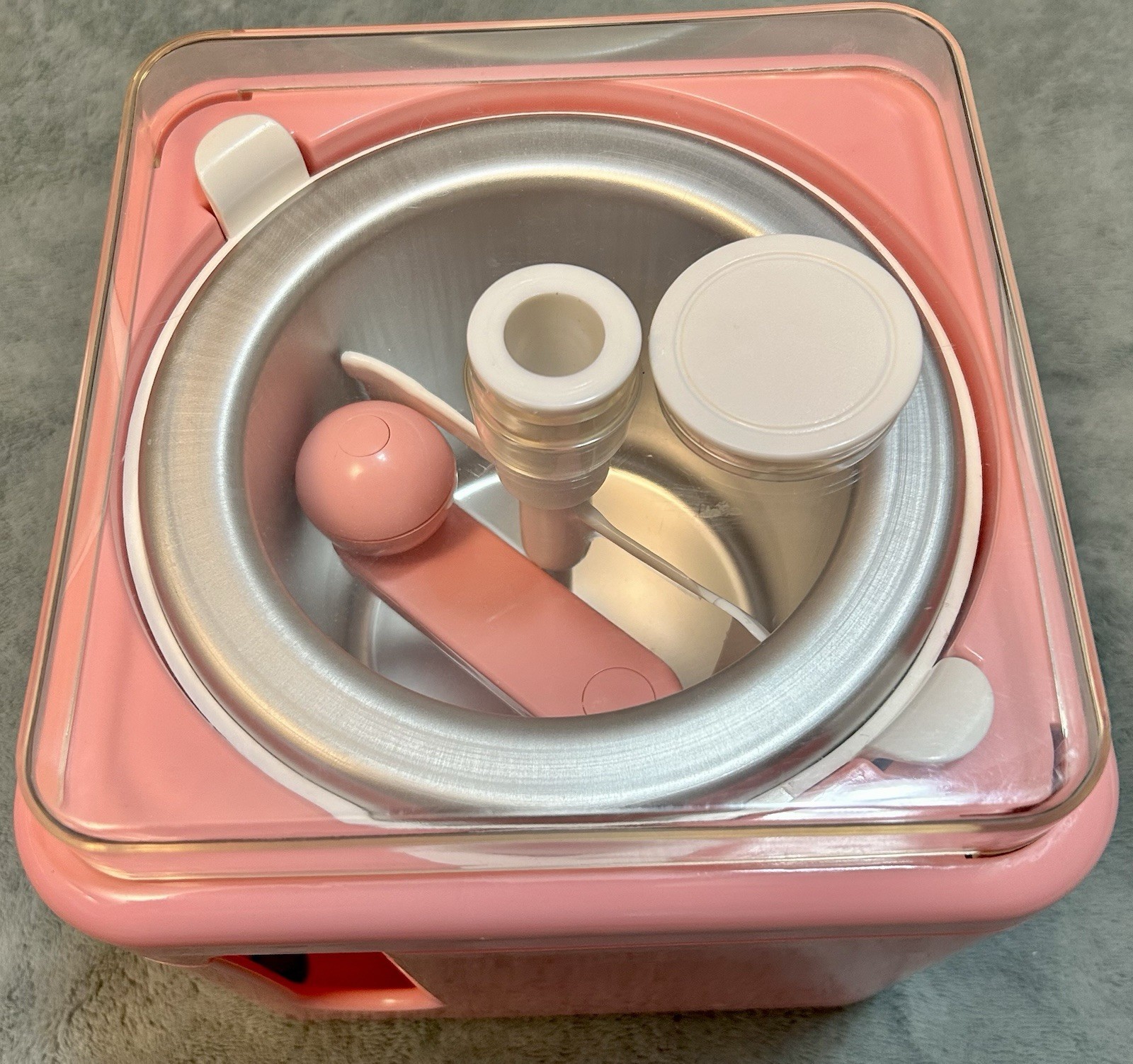 1987 Vintage Big Chill Salton ICM-1 Ice Cream Maker Hand Crank Churned Homemade