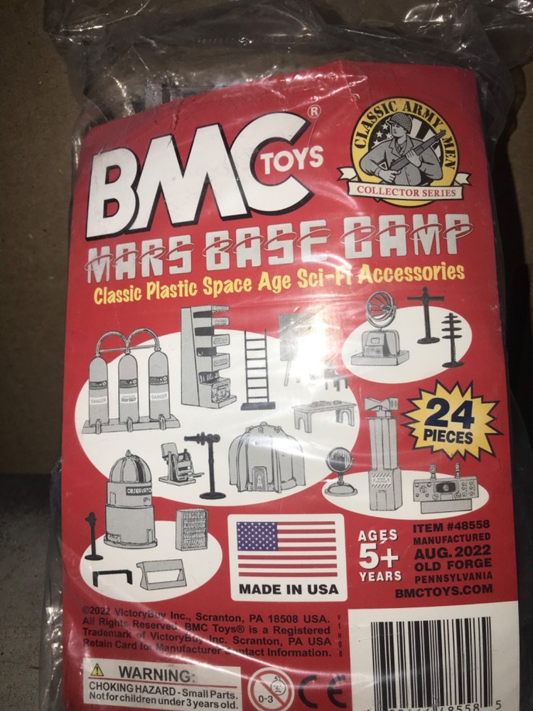 Mars Base Camp, & Space Voyagers Saturn V, Apollo II Rocket, w/Patch, LOOK!