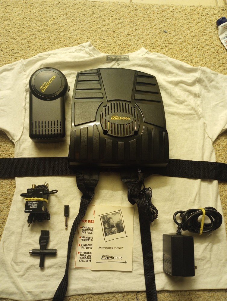 1994 Aura Interactor Wearable Gaming Force Feedback Vest