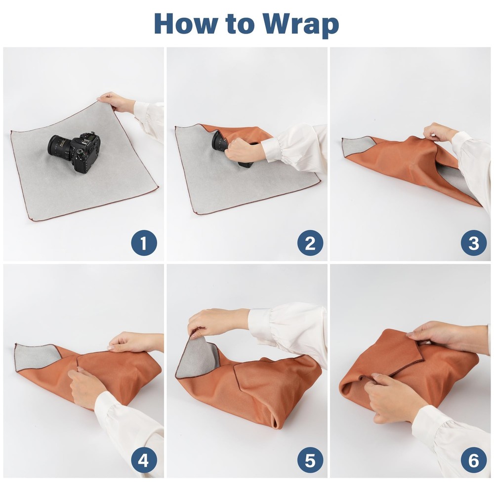 Protective Wrap Self-Adhesive Magic Cloth Camera Wrap Storage Cloth Anti-Scra...