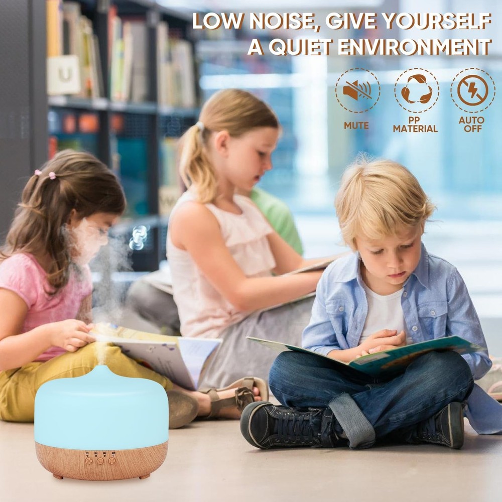 HAPPTWS 1000ml Essential Oil Diffuser - Remote Control Aromatherapy Diffuser ...