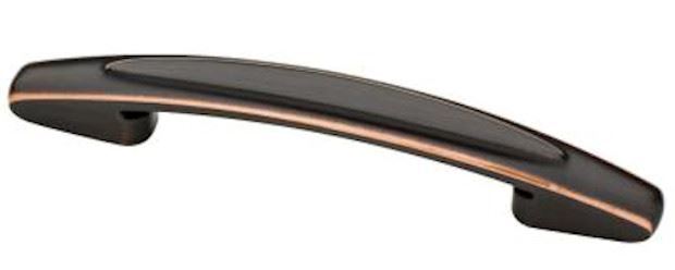5" Southampton Large Oval Pull Bronze With Copper Highlights