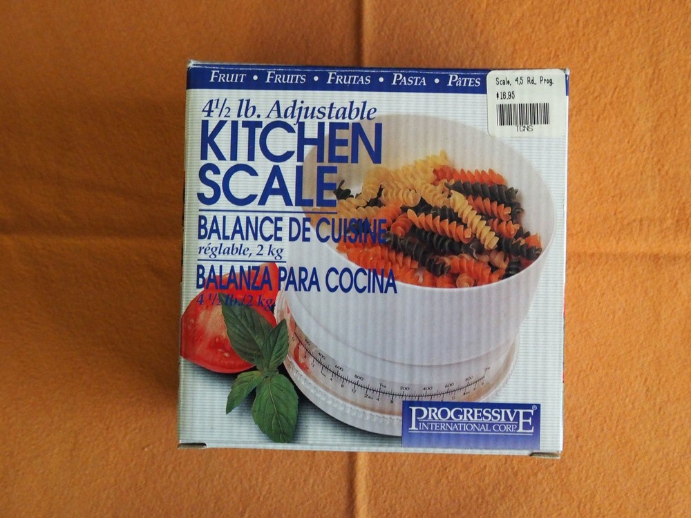 Vintage Progressive KT-40 - 4 1/2 lb. Adjustable Kitchen Scale
