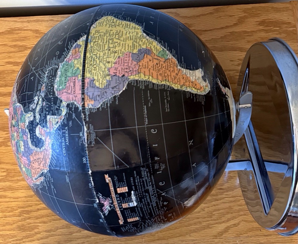 Vtg 1960’s Replogle 12" Starlight Globe