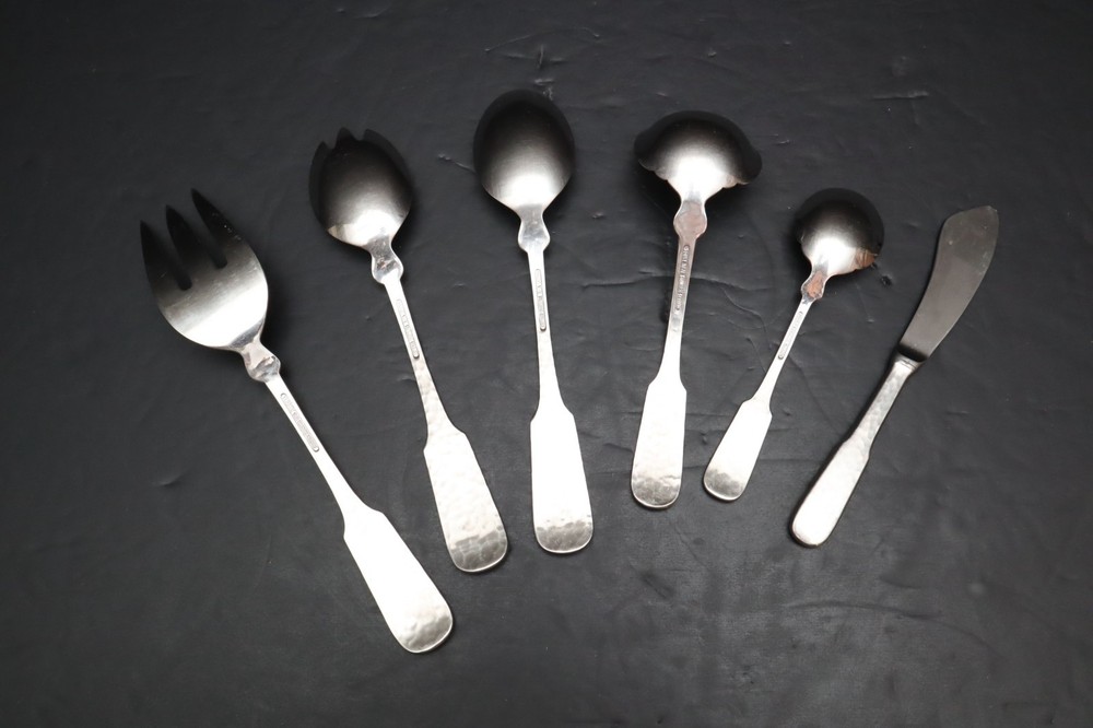 TOWLE HAMMERSMITH Germany 6 Pc. Stainless Flatware Lot Serving Utensils