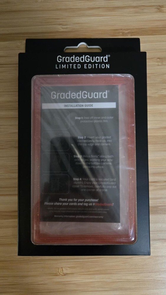 GradedGuard PSA Graded Card Case Guard Protector ROSE Limited Edition