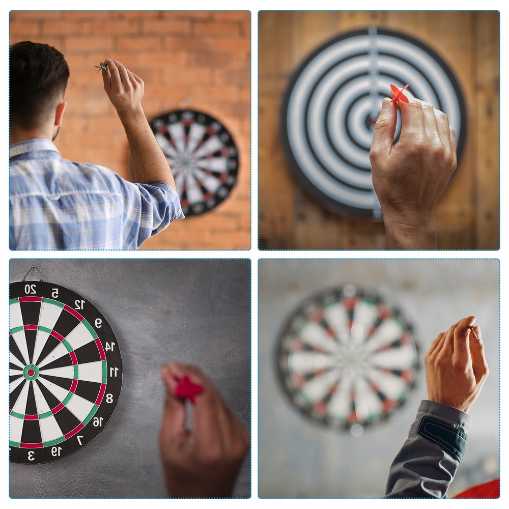 Slim Dart Flights, 5 Pack PET Dart Accessories, Oval Pattern