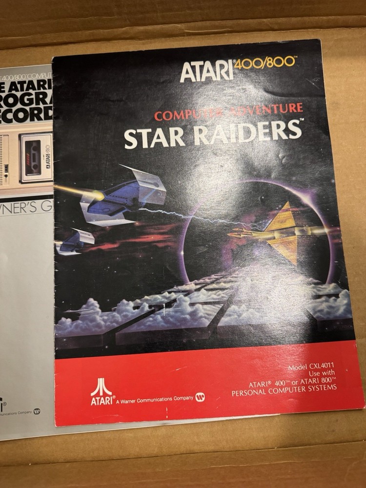 Box & Manuals - Atari The Programmer 400 /800 Computer System (Empty Box)