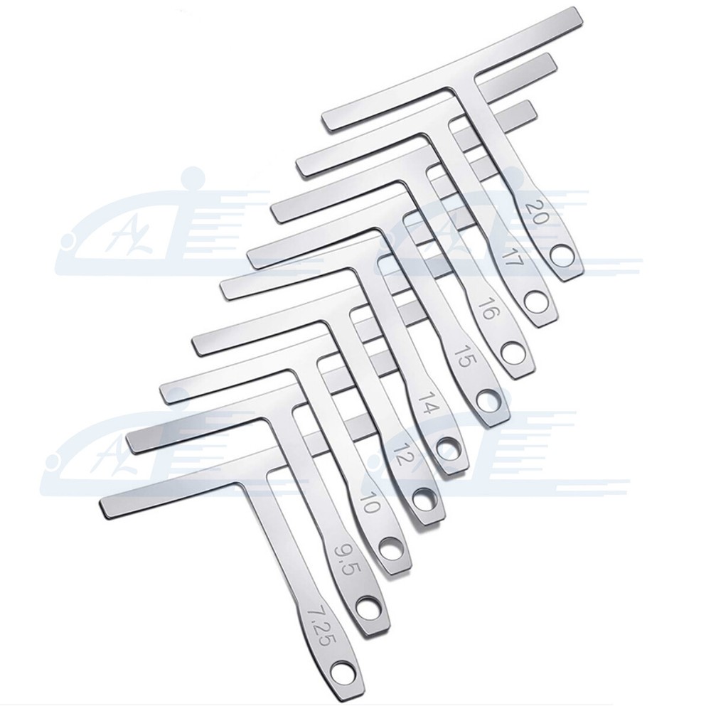 Guitar Neck Notched Straight Edge Understring Radius Gauge String Action Ruler