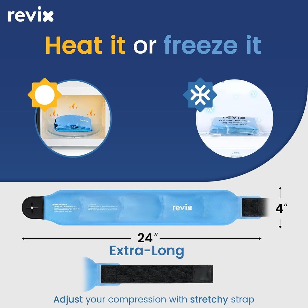 Reusable 24-Inch Wrist Ice Pack with Double Texture - Enhanced Recovery Solution