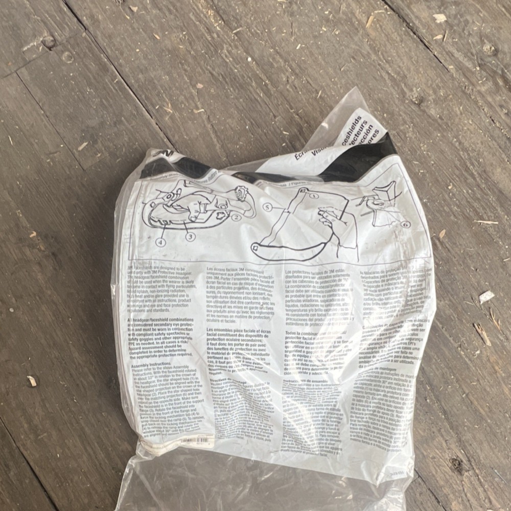 3M WP96 Clear Molded Polycarbonate Faceshield 82701-00000