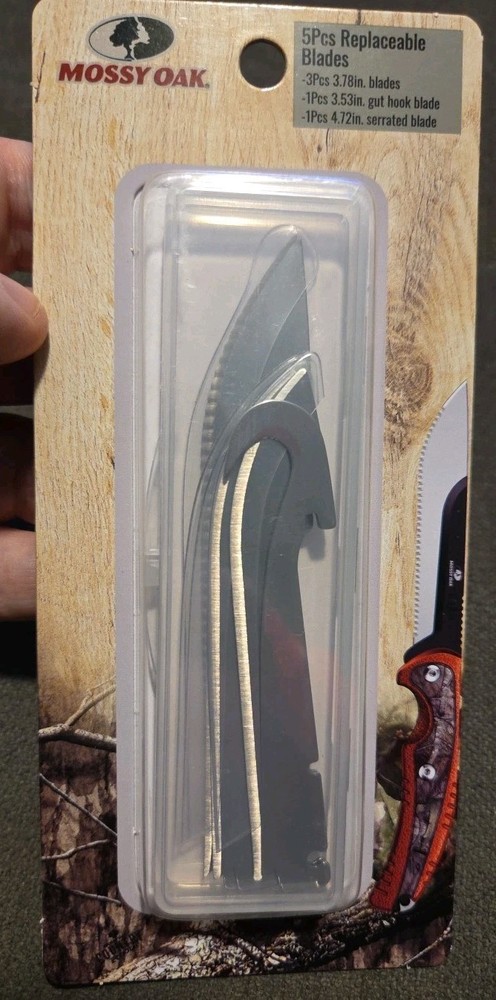 Mossy Oak Country Roots 5pc  Replaceable Blades.