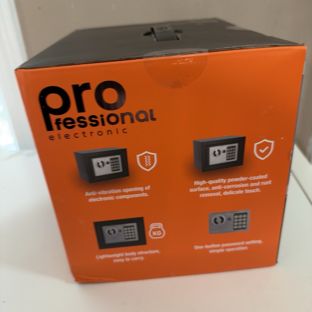 PROFESSIONAL ELECTRONIC 2 IN 1 SECURITY SAFE PASSCODE KEY BRAND NEW