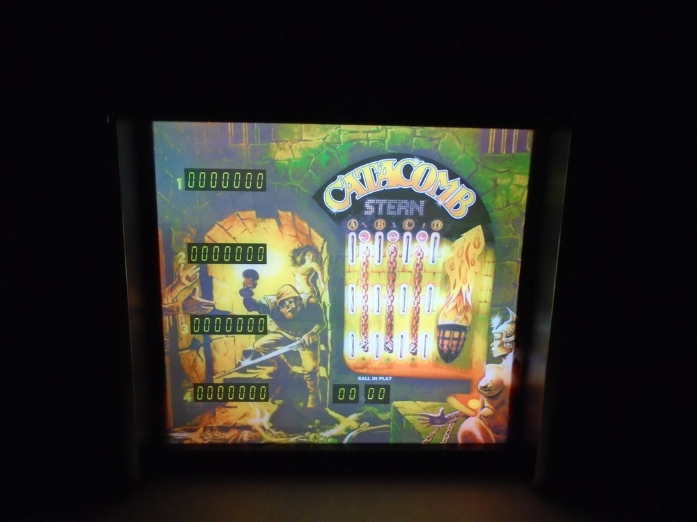 Stern Catacomb Pinball Head LED Display light box
