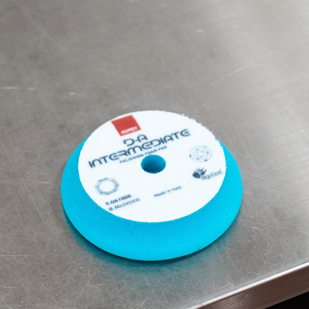 4" Rupes DA Intermediate Foam Pad Aqua | For 3" Backing Plate