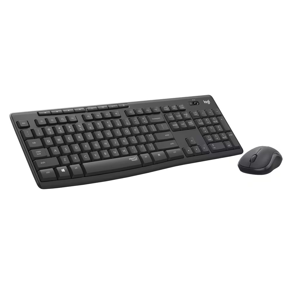Logitech - MK295 Full-size Wireless Membrane Keyboard and Mouse Combo for Win...