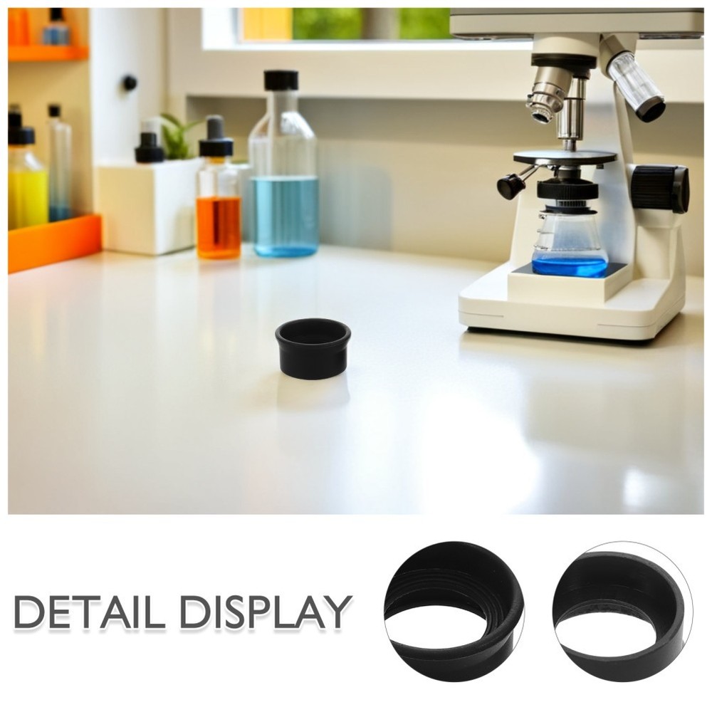3 Pcs Rubber Eyecups for Binoculars Microscope Cover Replacement Light-Blocking