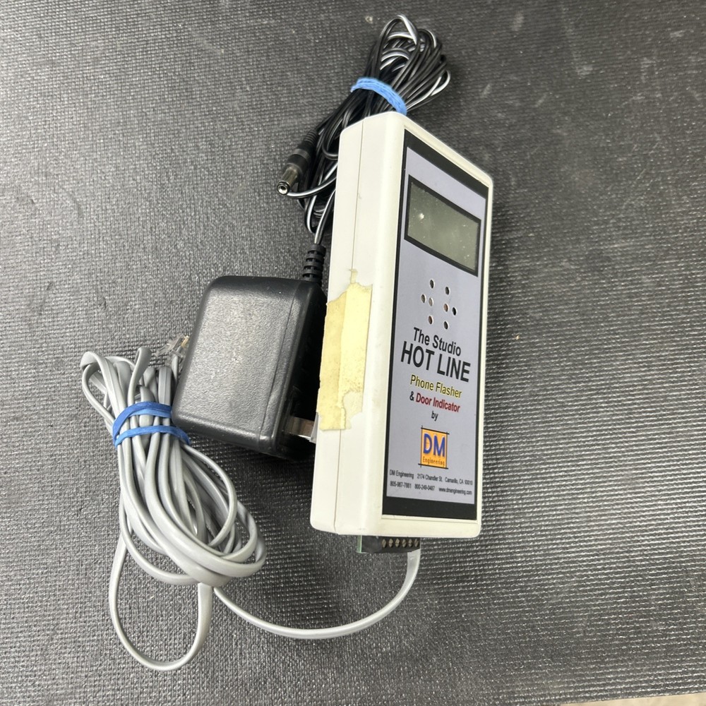 The Studio Hotline Phone Flasher and Door Indicator. DM Engineering