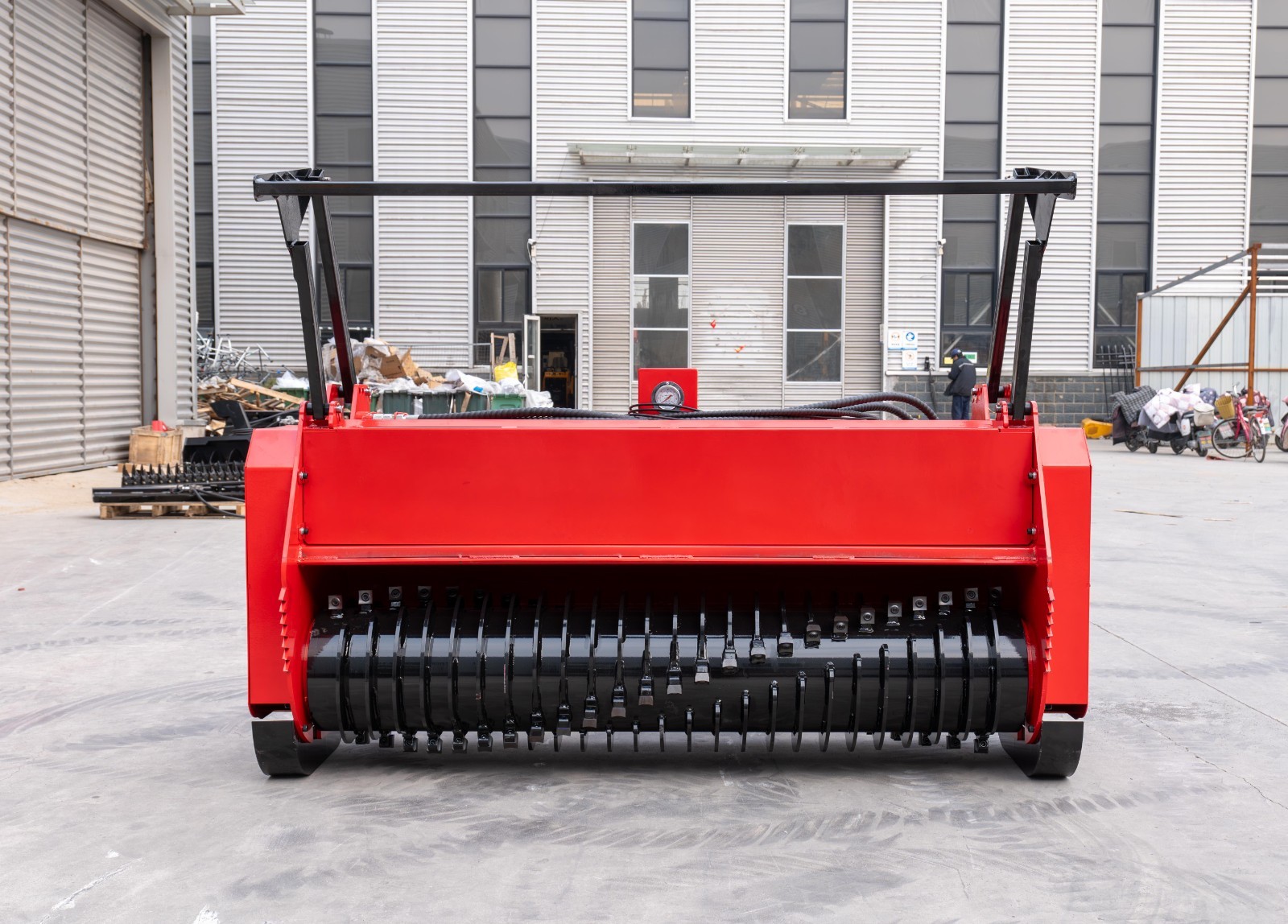 72" Drum Forestry Mulcher for Bobcat Skid Steer-Ideal for Brush & Land Clearing