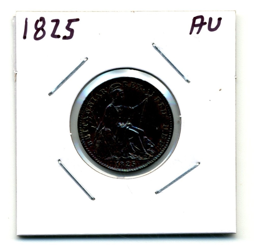 Great Britain. Farthing. 1825 About Uncirculated