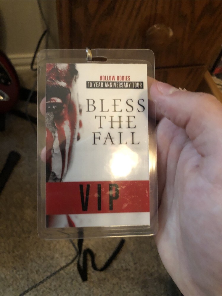 blessthefall Hollow Bodies 10th Anniversary VIP Pass