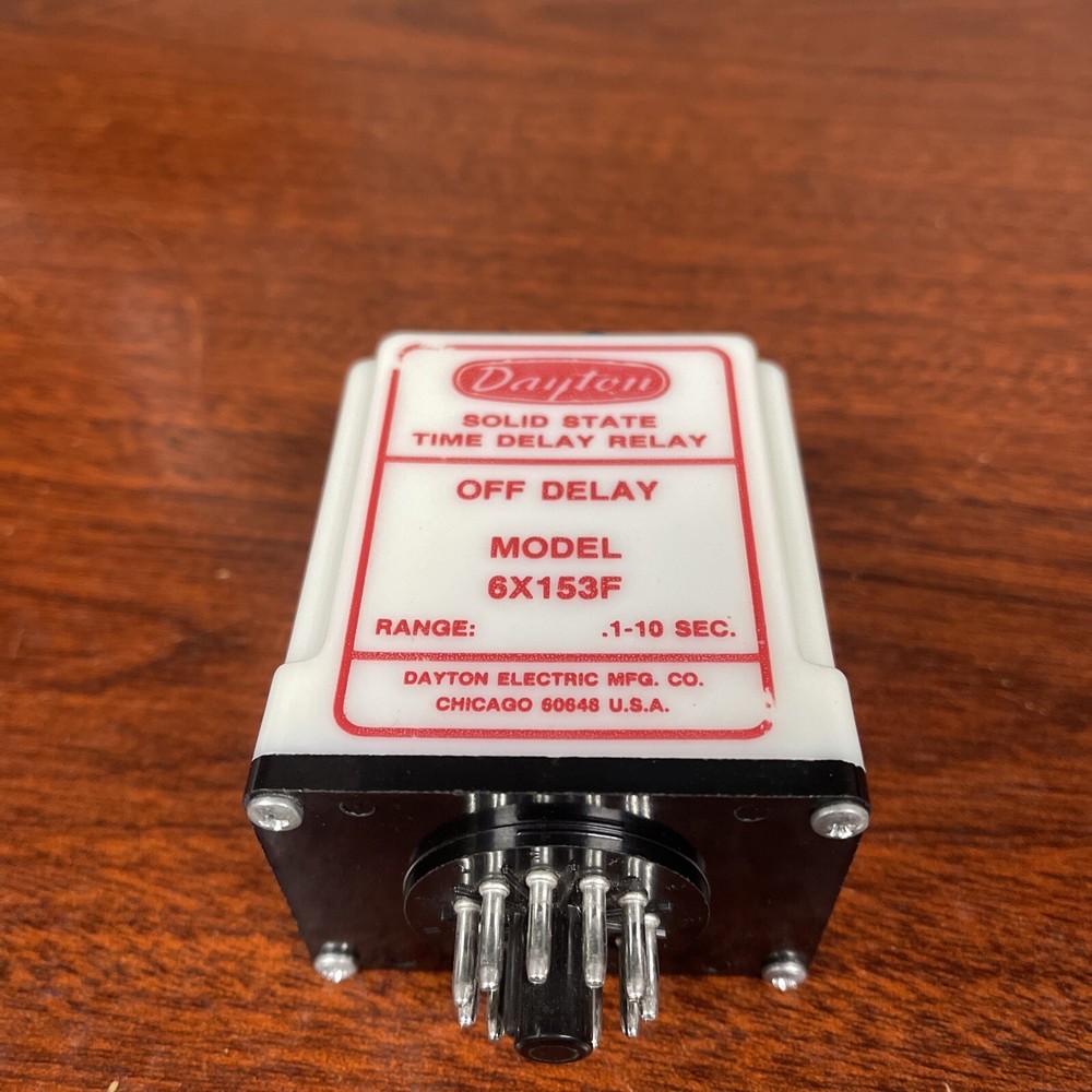 Dayton Solid State Time Delay Relay 120V | 6X153F |