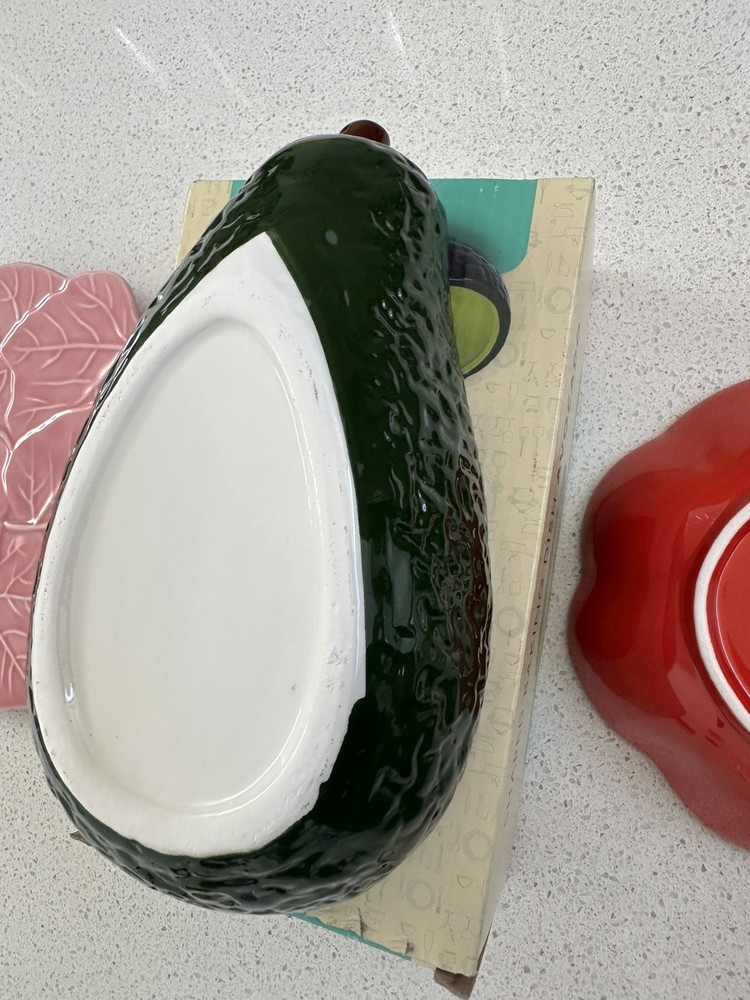 Ceramic vegetable shape bakingware, dishes plates and bowls