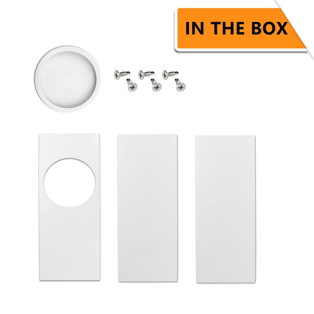 Portable Conditioner Window Seal Plates Kit, Vertical AC Window Unit, Adjusta...