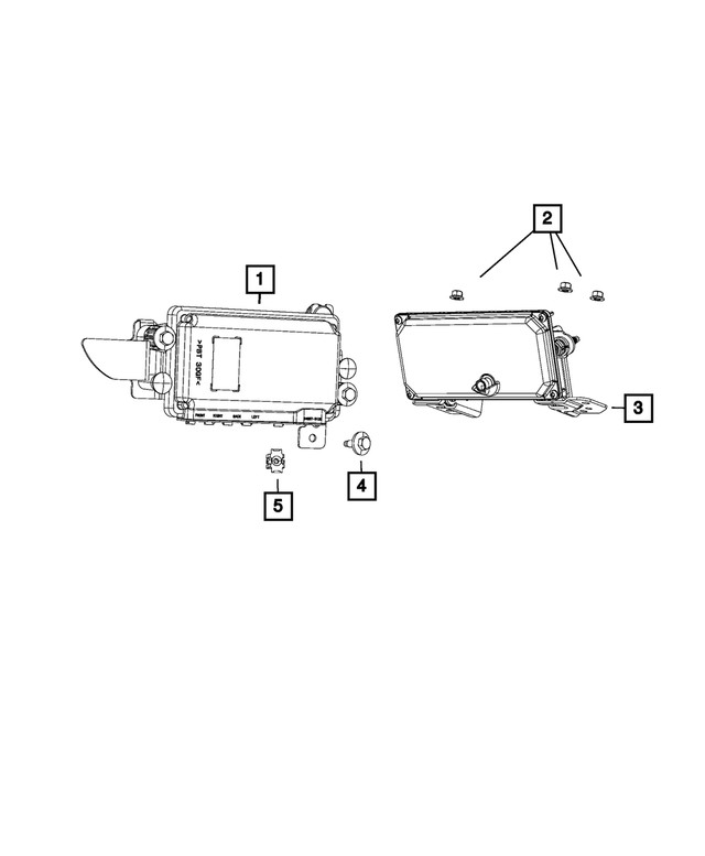 Genuine Mopar Forward Facing Camera 68320948AN