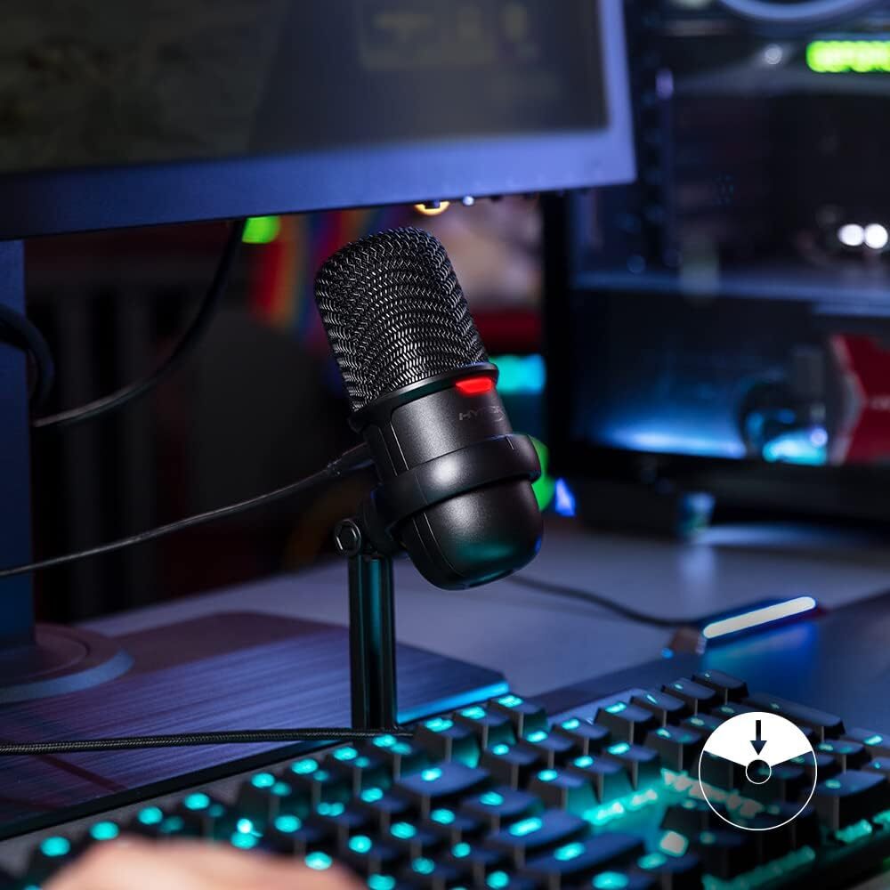 Hyperx Solocast – USB Condenser Gaming Microphone, Black